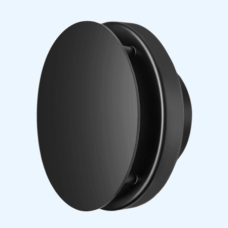 100 Matt black Ratio Design Seicoi Накладной вентилятор тонкий